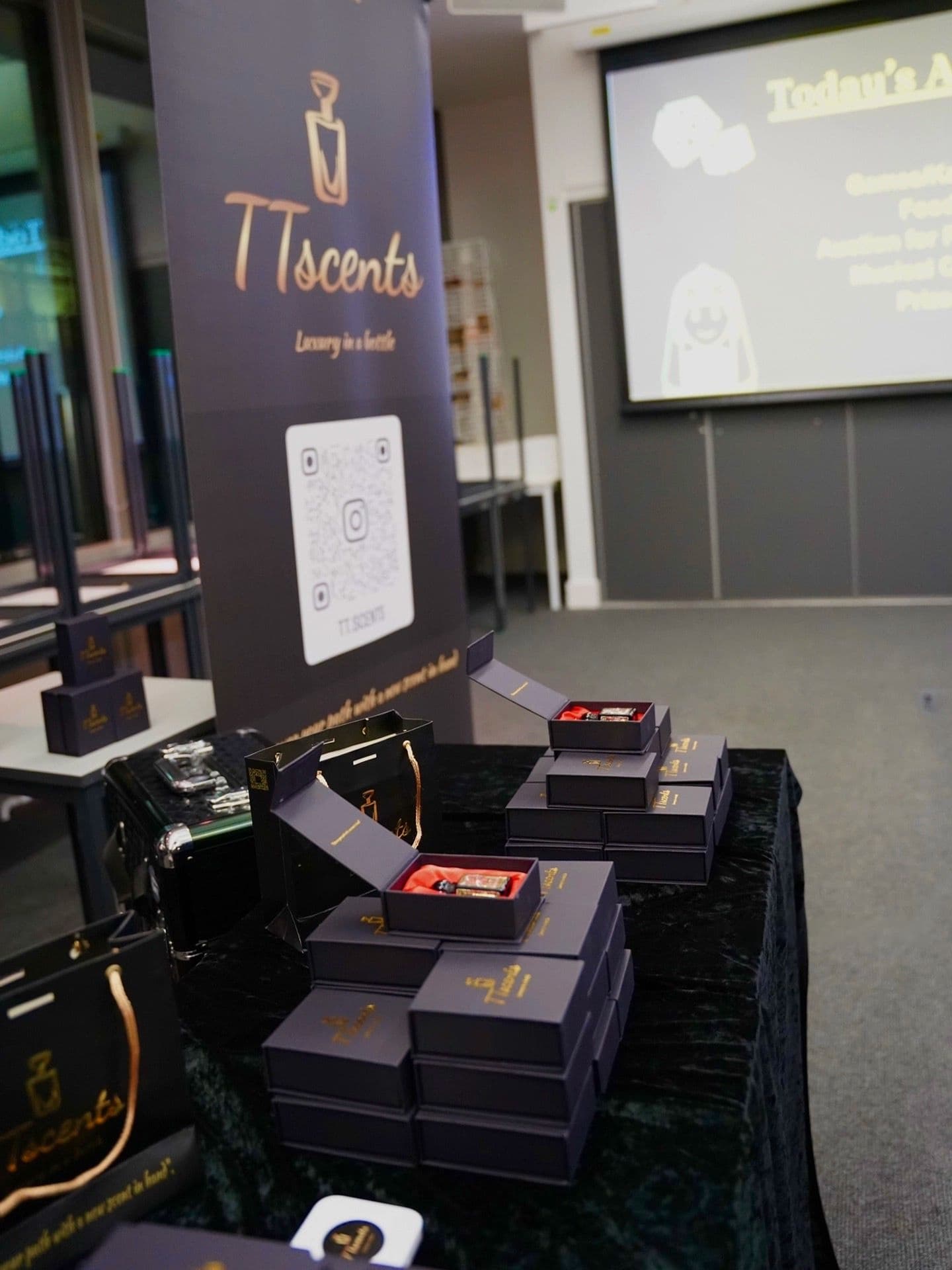 The TT Scents stand at an event